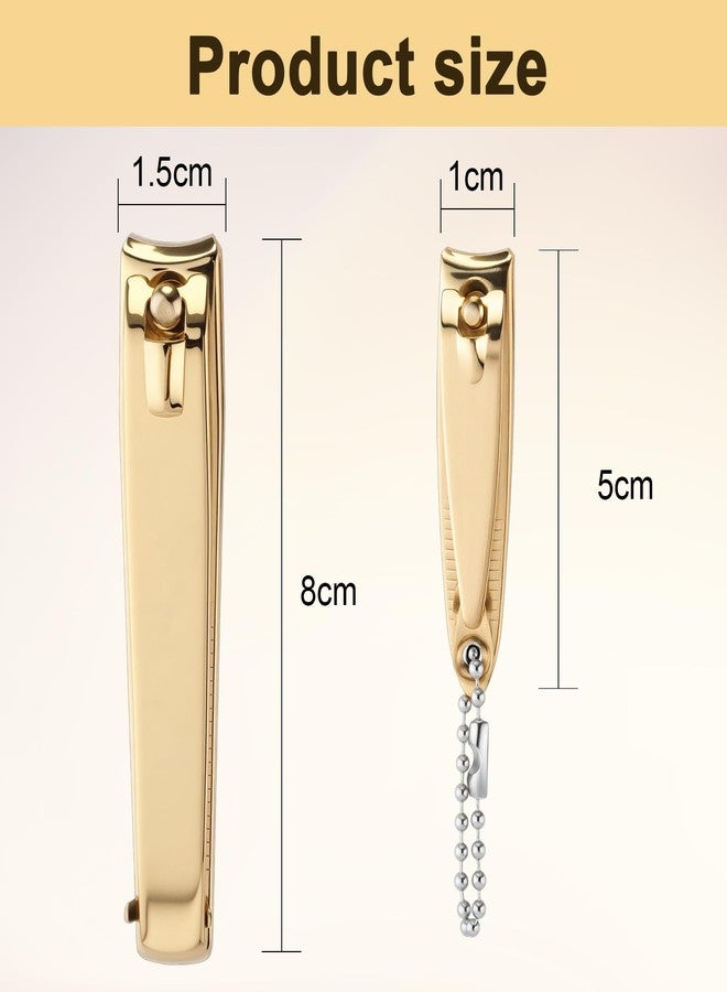 بيميمو مجموعة مقصات أظافر من الفولاذ المقاوم للصدأ من بيميمو، 12 قطعة، مقصات أظافر اليدين والقدمين، مجموعة أدوات قص الأظافر للرجال والنساء (ذهبي) - Image 2